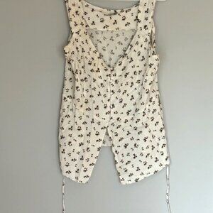 Kismet country floral blouse 100% rayon XL